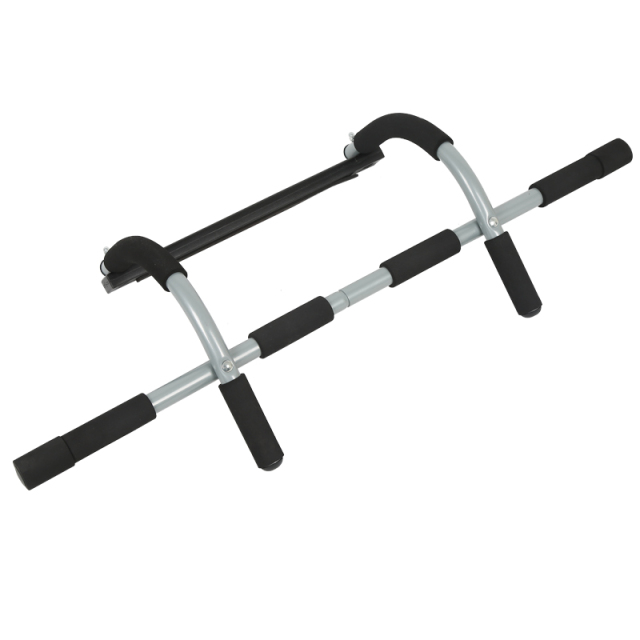 Door Pull Up Bar Classical model with black foam and grey steel tubes