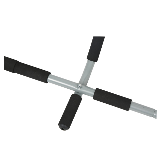 Door Pull Up Bar Classical model with black foam and grey steel tubes