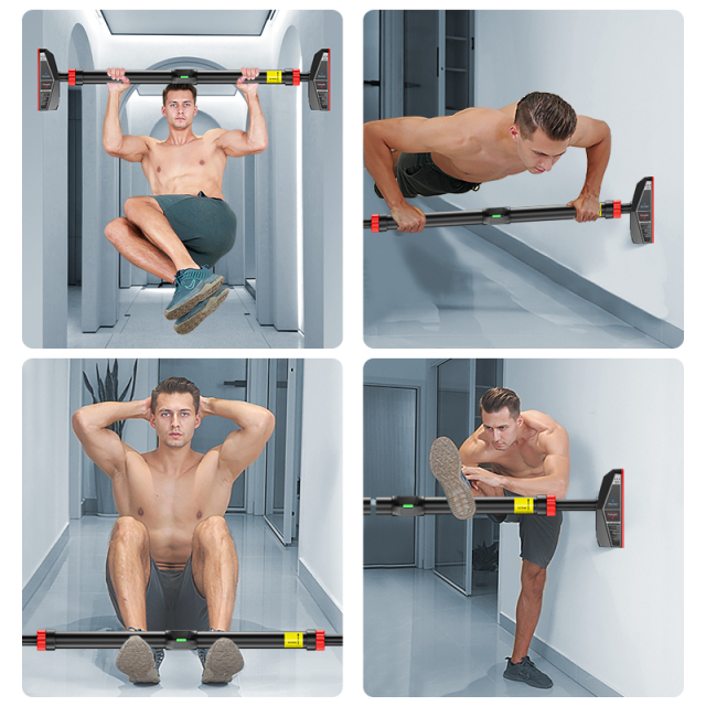 9th Generation pull up bar horizontal bar black and red