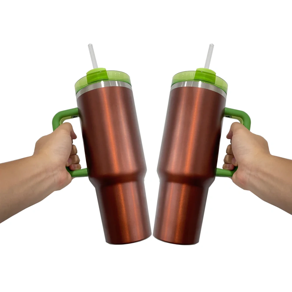 40oz Watermelon Moonshine Cup H2.0 Matte Sublimation Stanley-style Lainey Wilson Qunecher tumblers