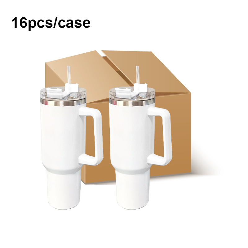 1.0 40oz Sublimation Tumbler with Handle - USA Warehouse