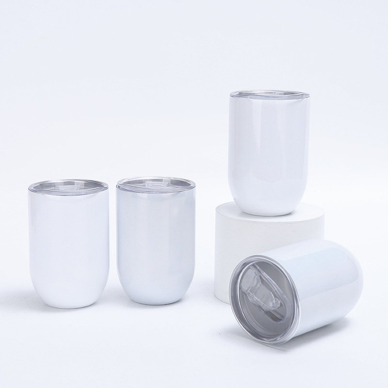 12oz Sublimation Straight Wine Tumbler - USA Warehouse
