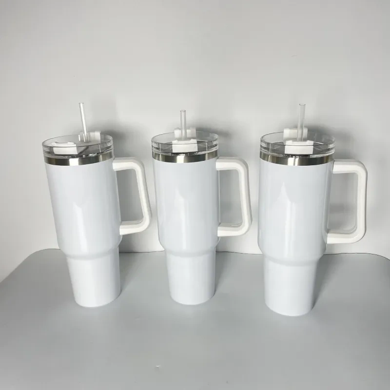 1.0 40oz Sublimation Tumbler with Handle - USA Warehouse