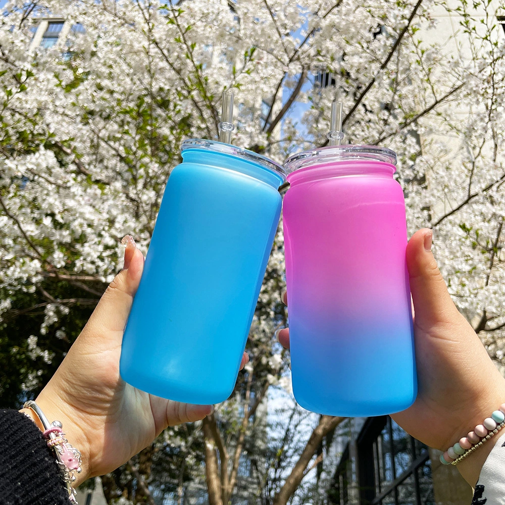 Matte Color Can 16oz matte colors acrylic plastic cans - USA Warehouse