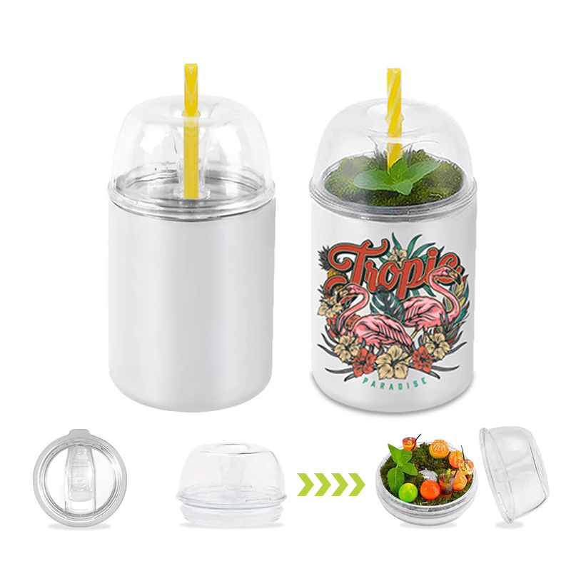 12oz sea view cover tumbler - USA Warehouse