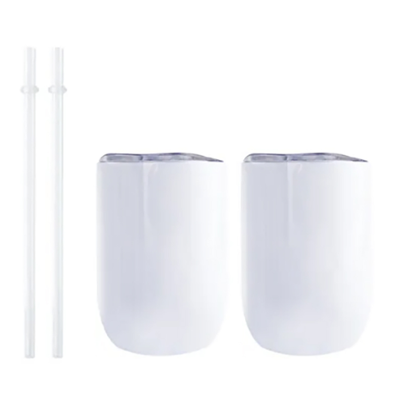 12oz Sublimation Straight Wine Tumbler - USA Warehouse