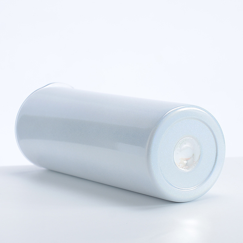 20oz Sublimation  colourful Glitter Straight Tumbler  with Plastic Straws