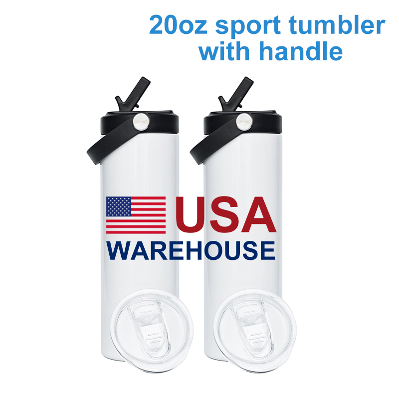 20oz Sub  Tumbler with handle lid and two lid- USA