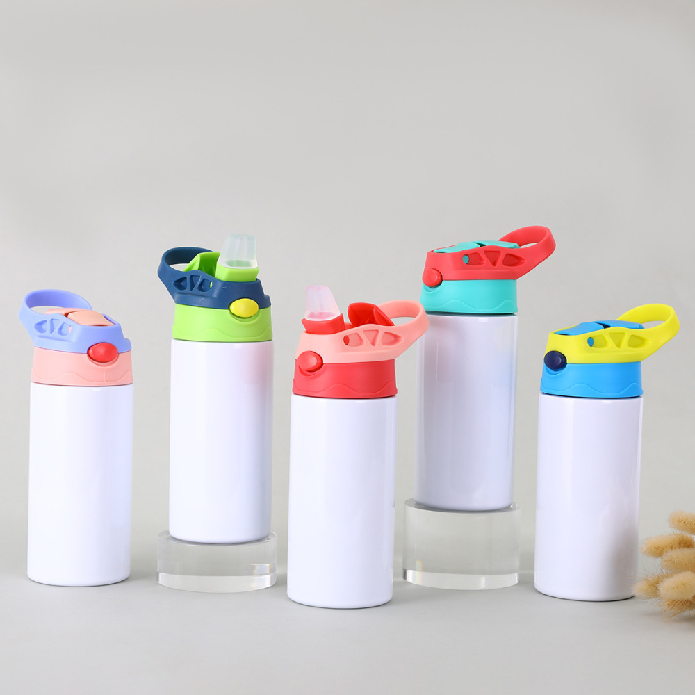 12oz Sublimation Kids Water Bottle  Mixed Colors
