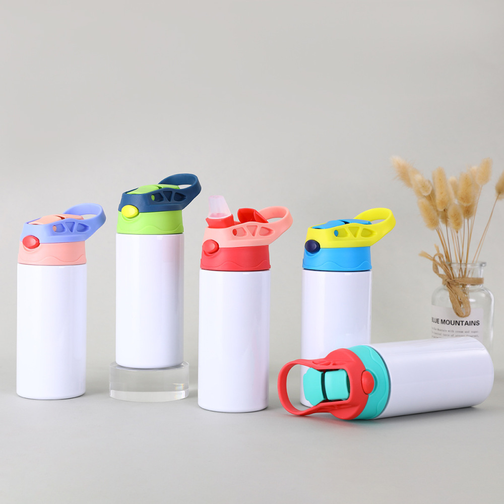 12oz Sublimation Kids Water Bottle  Mixed Colors