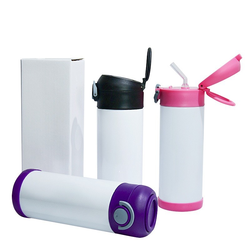 12oz Sublimation Kids Flip Tumblers USA Warehouse