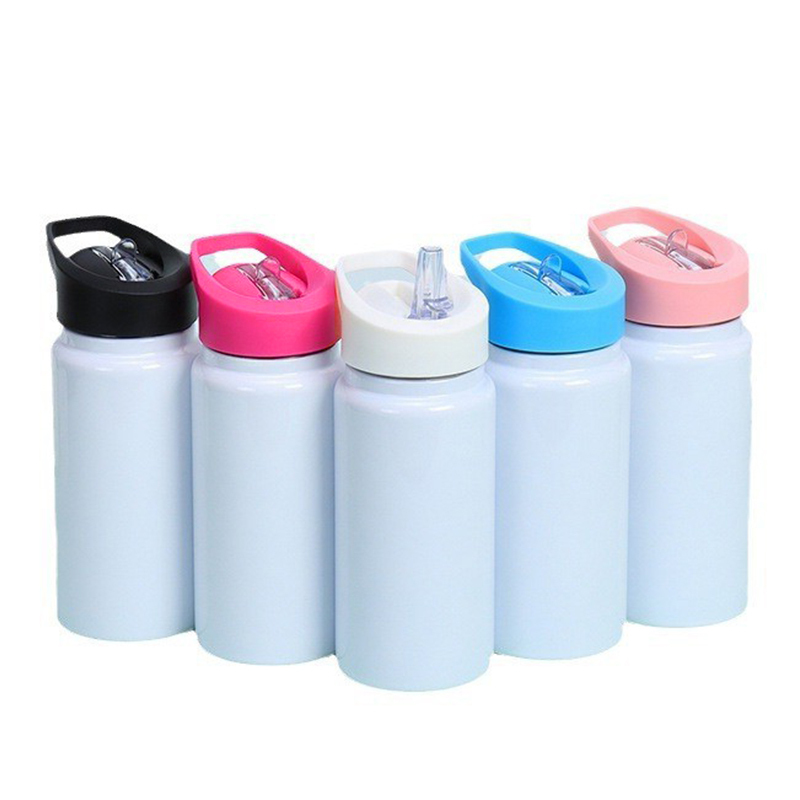 14oz Sublimation Kids Bottle With Color PP Lids