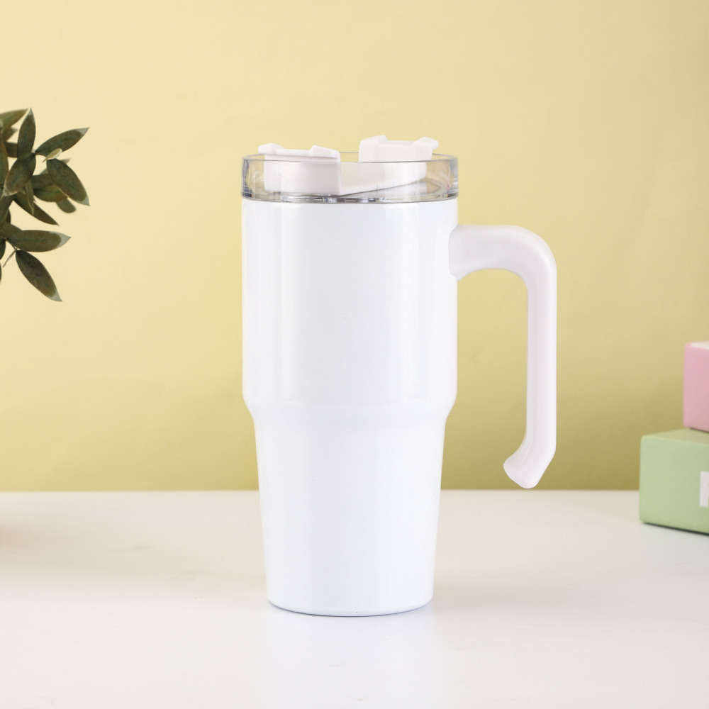 20oz White Sublimation Tumblers  With Handles