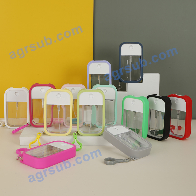 45ML Plastic Hand Sanitizer  Spray Bottles Perfume Atomizer Vials Travel -  Empty Refillable