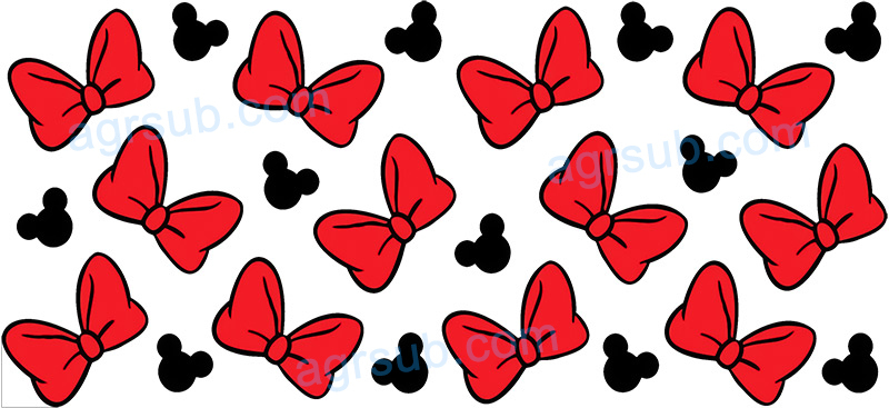 16oz UV DTF Disney Mickey Minnie-AB4-68