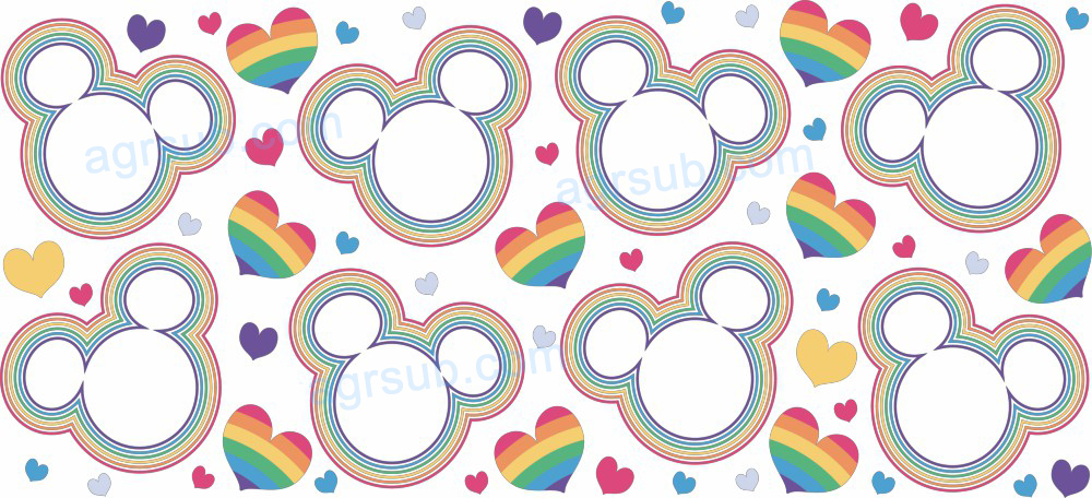16oz UV DTF Disney Mickey Minnie-AB4-94