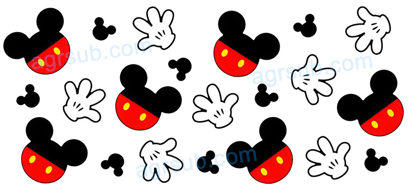 16oz UV DTF Disney Mickey Minnie-AB4-79