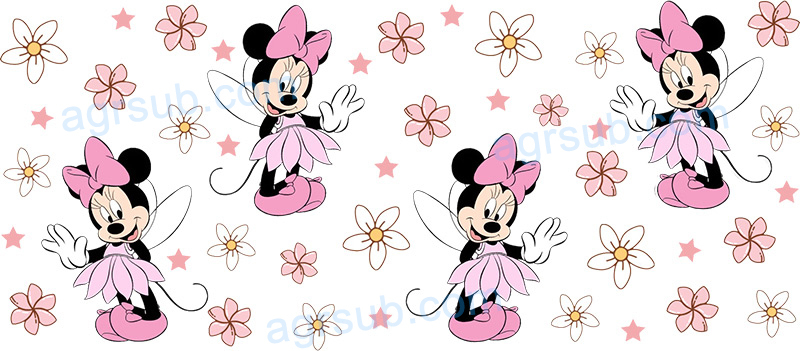 16oz UV DTF Disney Mickey Minnie-AB4-81