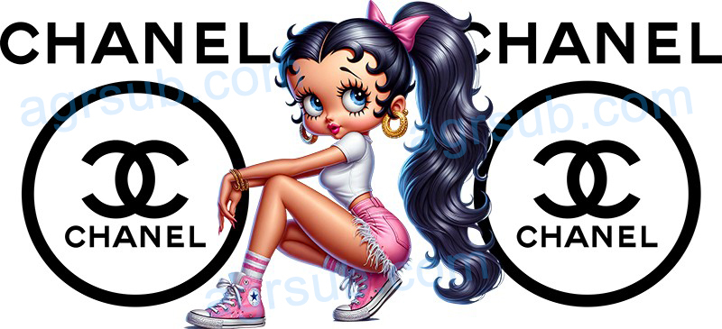 16oz UV DTF Betty Boop-AE2-437