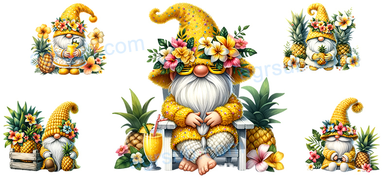 16oz UV DTF Pineapple-AF3-20