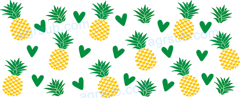 16oz UV DTF Pineapple-AF3-4