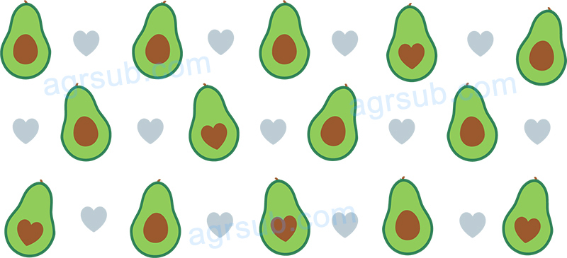 16oz UV DTF Avocado-AF3-6