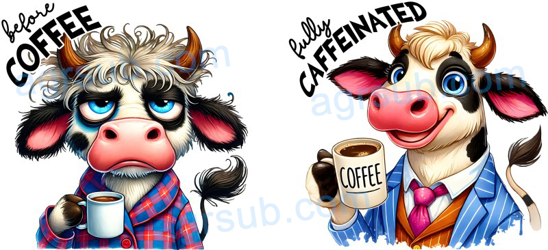 16oz UV DTF Collection of Animals-AI4-1220