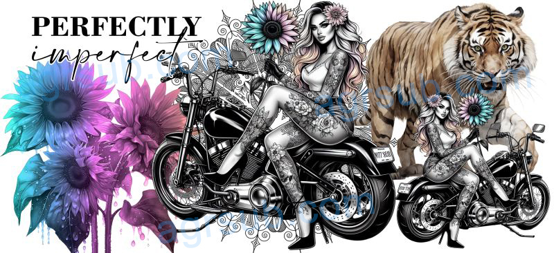 16oz UV DTF Biker Chic-AG2-36