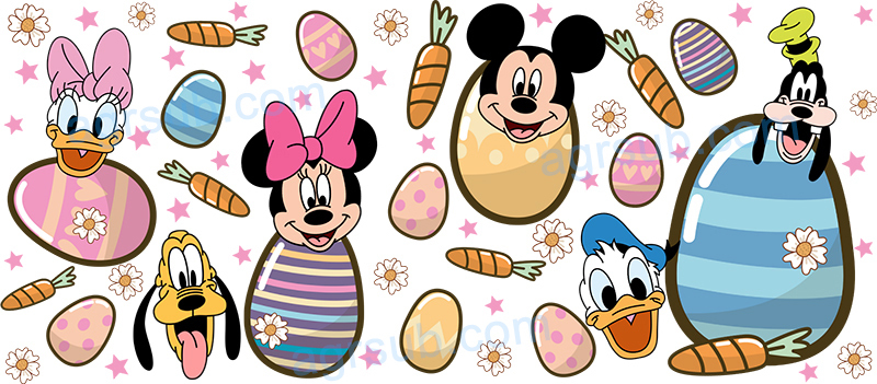 16oz UV DTF Easter Eggs-AC4-45