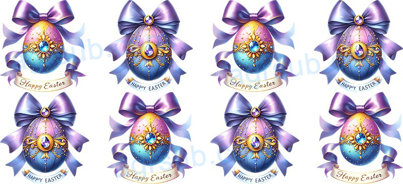 16oz UV DTF Easter Egg-AC4-1147