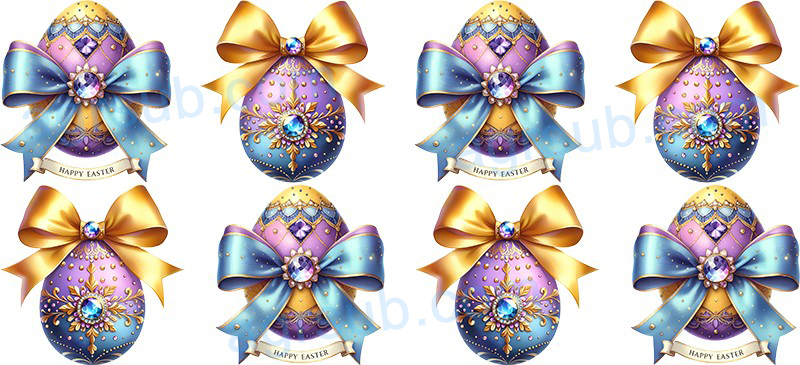 16oz UV DTF Easter Egg-AC4-1151