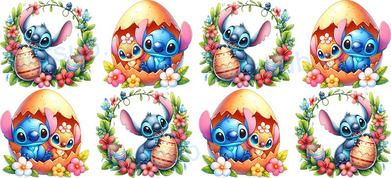 16oz UV DTF Stitch Easter-AC4-1018