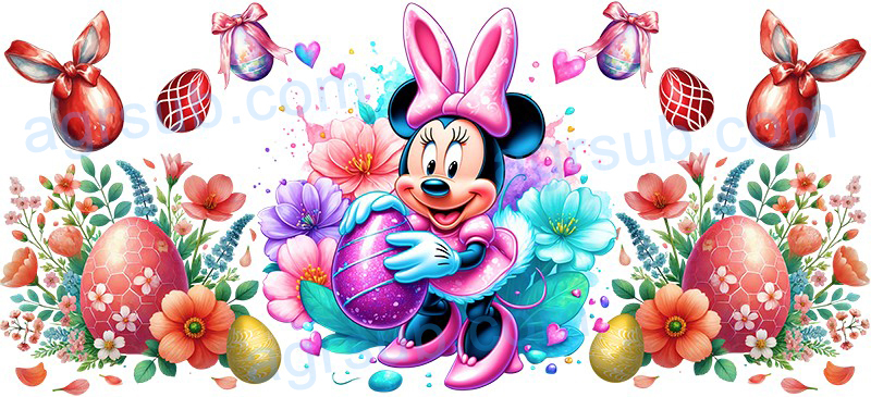 16oz UV DTF Mickey Mouse Easter-AC4-1163