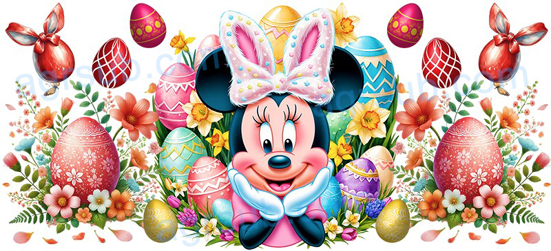 16oz UV DTF Mickey Mouse Easter-AC4-1162