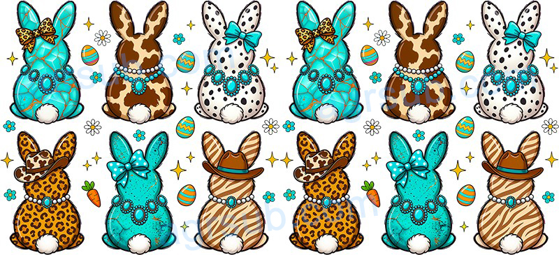 16oz UV DTF Howdy Easter-AC4-1204