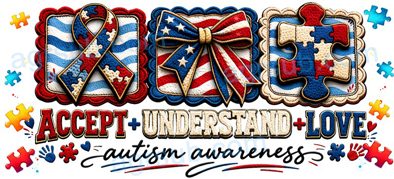 16oz UV DTF Autism Awareness-AH4-1009