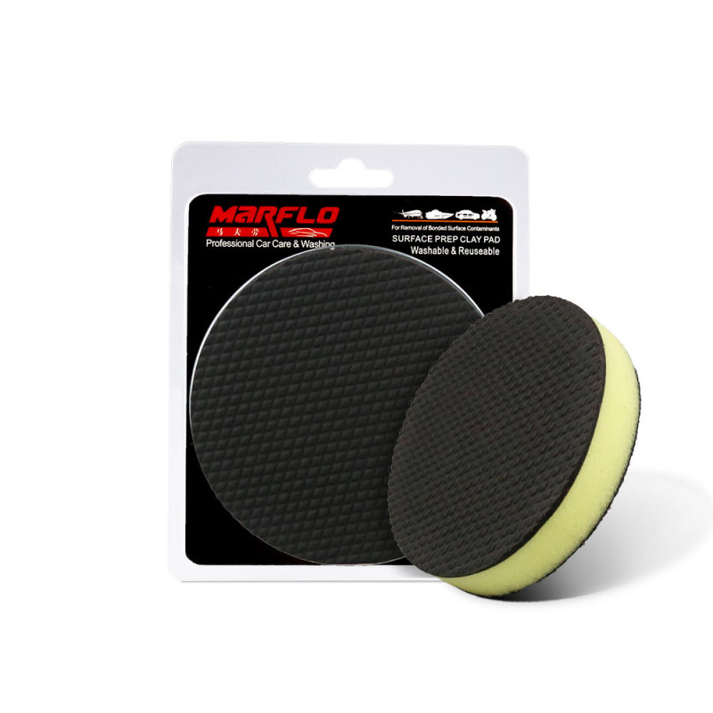 Accept custom 100mm magic clay pad, clay disco pad for car washing to removal contaminants from car paints