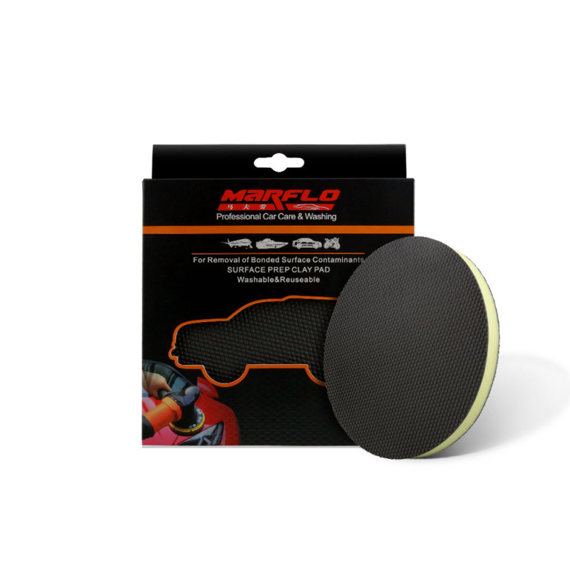 Accept custom 5" 130 mm magic clay disco pad, speed clay pad for car washing to removal contaminants from car paints