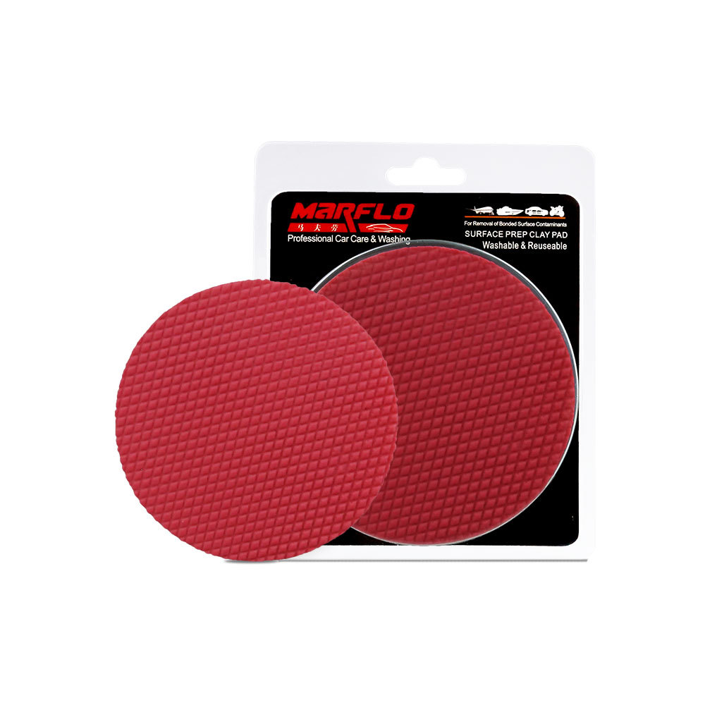 Accept custom 100mm magic clay pad, clay disco pad for car washing to removal contaminants from car paints