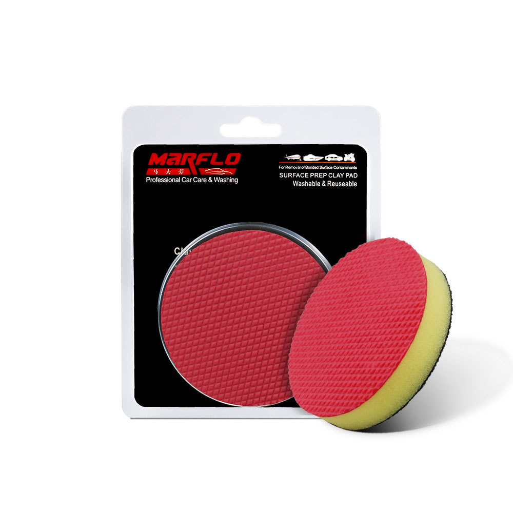 Custom magic clay pad for car washing to removal contaminants from car paints