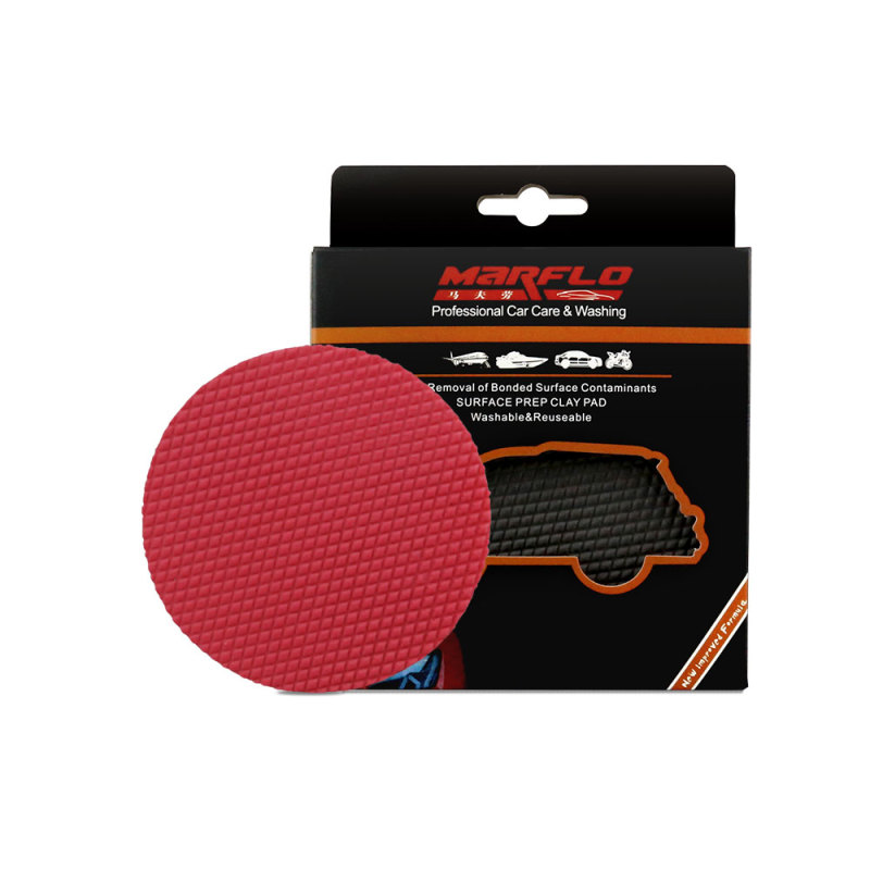 Accept custom 100mm magic clay pad, clay disco pad for car washing to removal contaminants from car paints