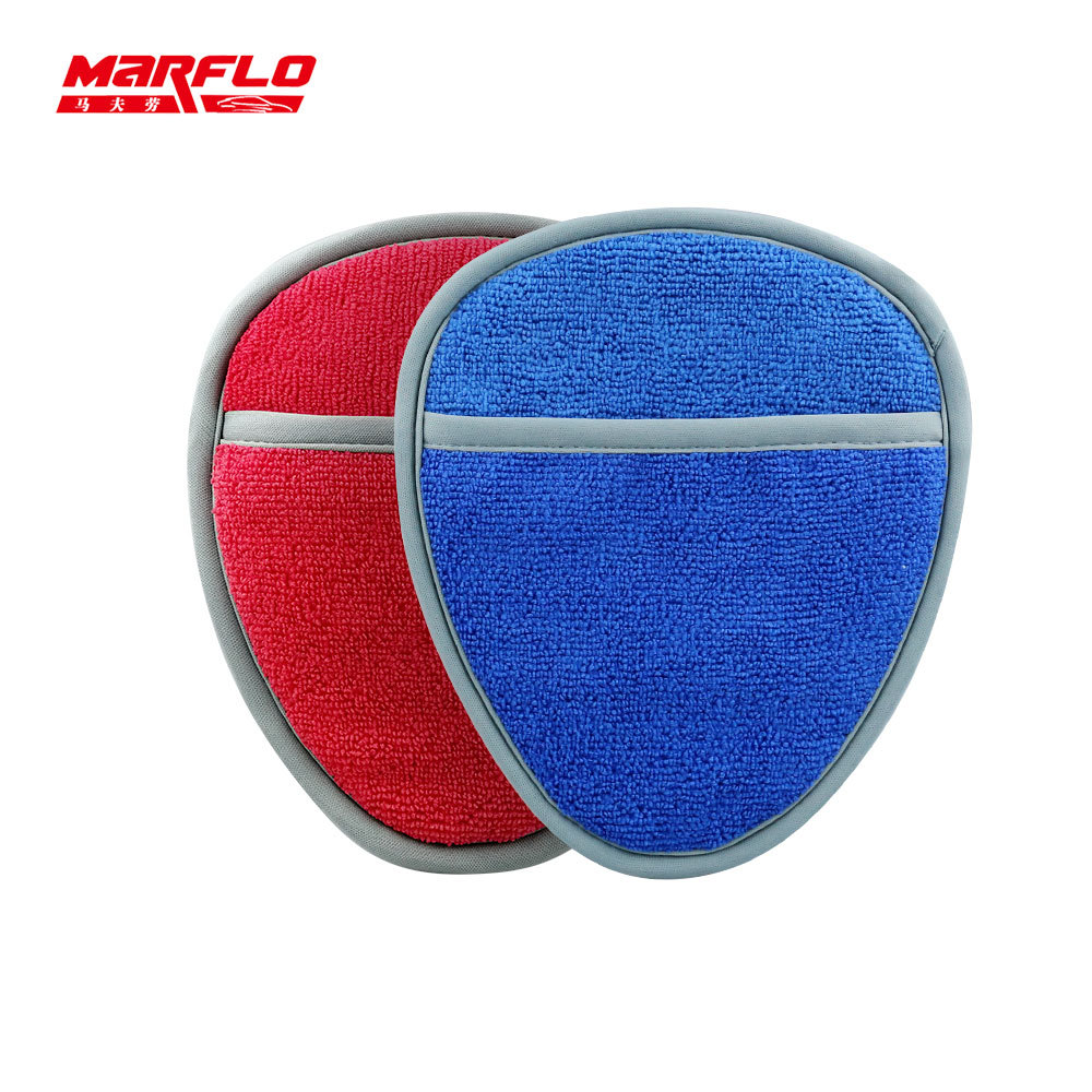 Heart shape Red,Orange, blue Magic Clay Mitt Magic Clay Glove Custom Service Point King Clay Mitt without Clay Cuff