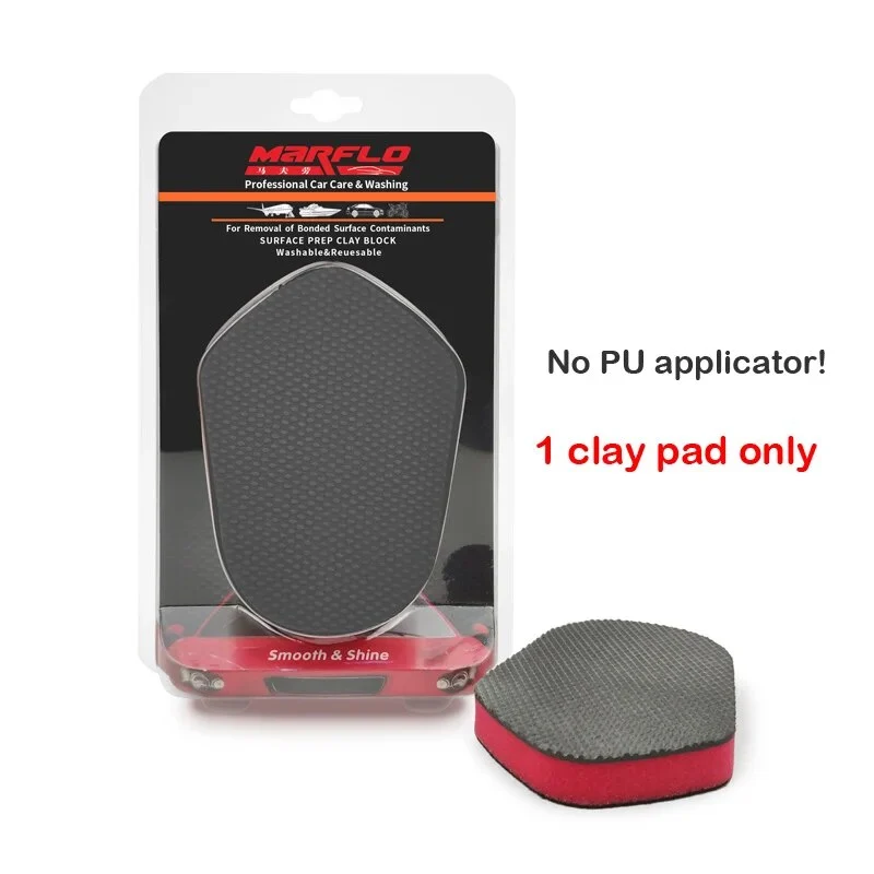BT-6046 Car t Cleaner Magic Clay Ball Bar Block Sponge Clay Pad , It use before car wax paint coating supplies auto washing tool