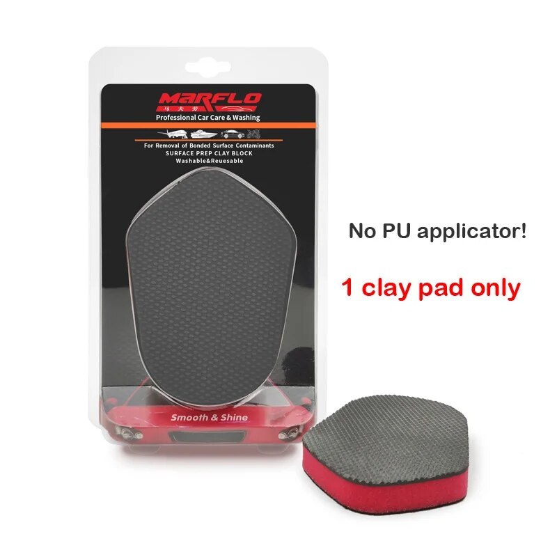 BT-6046 Car t Cleaner Magic Clay Ball Bar Block Sponge Clay Pad , It use before car wax paint coating supplies auto washing tool