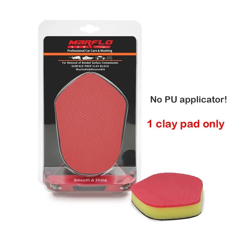 BT-6046 Car t Cleaner Magic Clay Ball Bar Block Sponge Clay Pad , It use before car wax paint coating supplies auto washing tool
