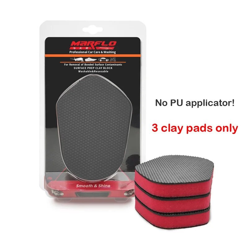 BT-6046 Car t Cleaner Magic Clay Ball Bar Block Sponge Clay Pad , It use before car wax paint coating supplies auto washing tool