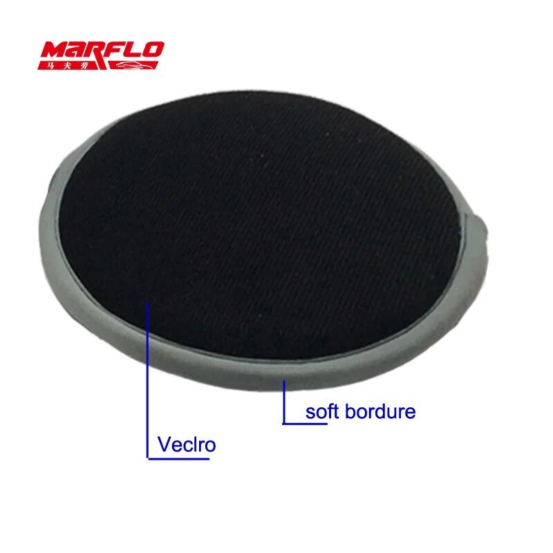 MARFLO Car Wash Polishing Sponge Pad Magic Clay Pad 170mm Sponge Buffer before Polish & Wax for Car Care Car Cleaning