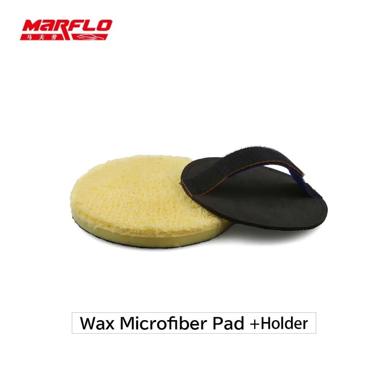 MARFLO Magic Clay Pad Bar Polishing Sponge handle Pad Auto Care Car Washing Cleaning With Retail Packing