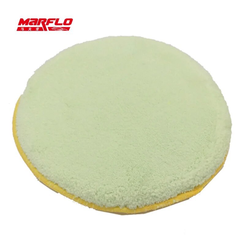 Marflo Car Wash Microfiber Wax Applicator Polishing Sponges pad 160mm Biger Size High Quality