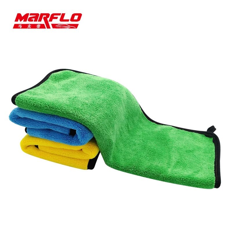 Marflo Car Wash Super Thick Microfiber Cloth Car Care Wax Polishing Detailing Towels